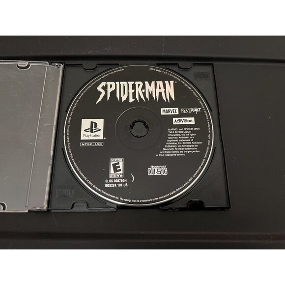 Spider-Man (Sony PlayStation 1, 2000) Marvel Y2K Rated‎ E For Everyone Disc Only - Picture 1 of 2